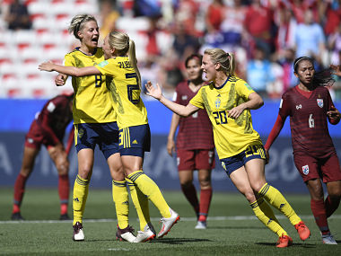 FIFA Women's World Cup 2019: Sweden book passage into knockout stages with 5-1 thumping of Thailand FIFA Women's World Cup 2019: Sweden book passage into knockout stages with 5-1 thumping of Thailand