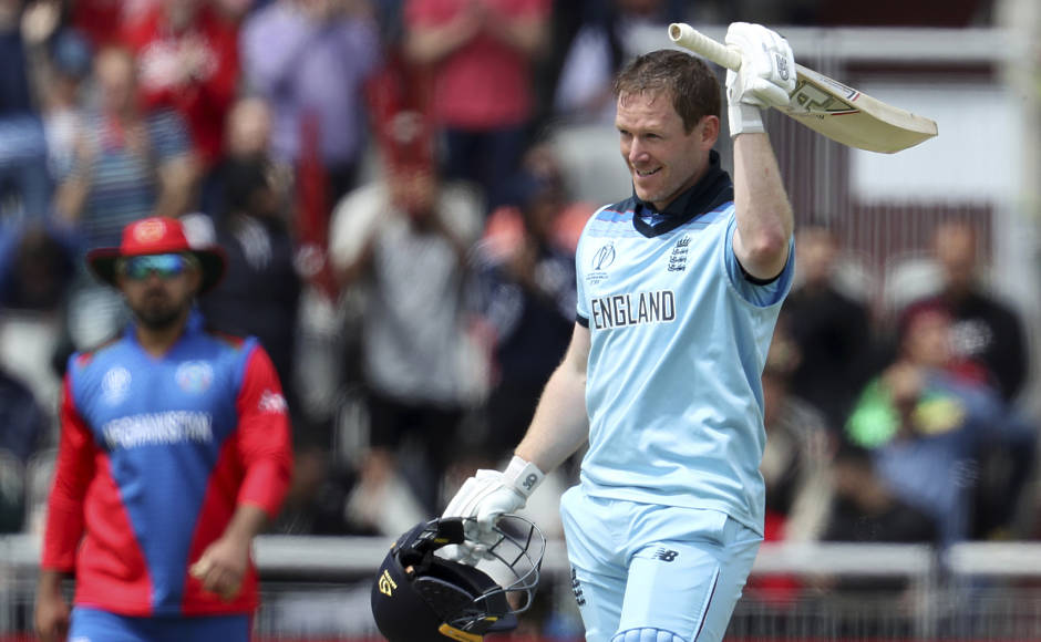 Skipper Eoin Morgan stars with brutal ton in Old Trafford as hosts England thrash Afghanistan in World Cup Skipper Eoin Morgan stars with brutal ton in Old Trafford as hosts England thrash Afghanistan in World Cup