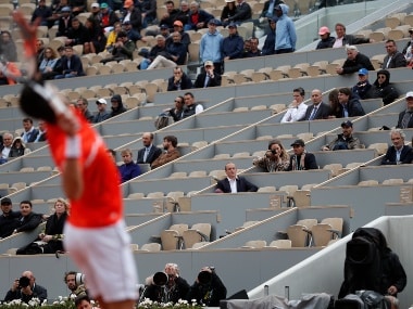 French Open 2019: Organisers asked employees to fill empty seats on main court for Saturdays men’s semi-final and women’s final