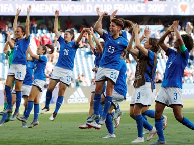 FIFA Women's World Cup 2019: Valentina Giacinti, Aurora Galli score as Italy beat China to reach first quarter-finals since 1991 FIFA Women's World Cup 2019: Valentina Giacinti, Aurora Galli score as Italy beat China to reach first quarter-finals since 1991
