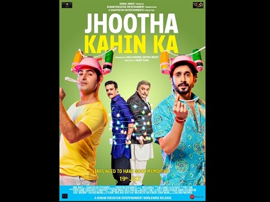 Jhootha Kahin Ka: Ahead of his return to India, poster of Rishi Kapoor's upcoming film released Jhootha Kahin Ka: Ahead of his return to India, poster of Rishi Kapoor's upcoming film released