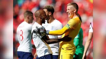 UEFA Nations League: Jordan Pickford's save helps England beat Switzerland on penalties to finish third