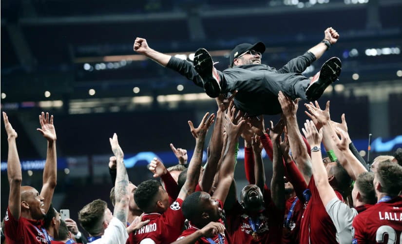 Liverpool manager Jurgen Klopp ended his six-year trophy drought on a memorable Saturday night. AFP