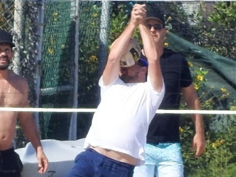 Leonardo DiCaprio gets hit in the face with a volleyball; Twitterati turn it into a hilarious memefest Leonardo DiCaprio gets hit in the face with a volleyball; Twitterati turn it into a hilarious memefest