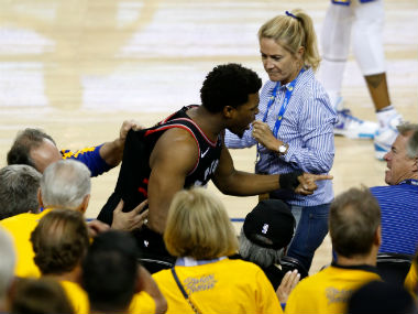 NBA Finals 2019: Warriors part-owner Mark Stevens receives one-year ban, fined $500,000 for shoving Raptors' Kyle Lowry NBA Finals 2019: Warriors part-owner Mark Stevens receives one-year ban, fined $500,000 for shoving Raptors' Kyle Lowry