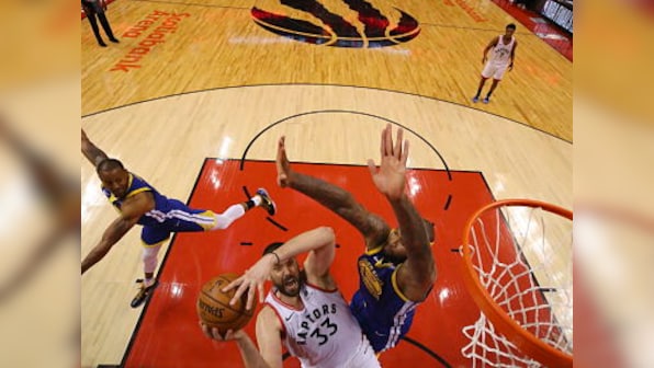 NBA Finals 2019: Raptors' Marc Gasol should have been awarded two free throws late in Game 5 against Warriors, says league