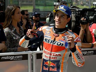 Italian MotoGP 2019: Marc Marquez clocks new lap record to snatch pole from Fabio Quartararo in dying seconds of qualifying Italian MotoGP 2019: Marc Marquez clocks new lap record to snatch pole from Fabio Quartararo in dying seconds of qualifying