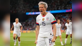 US football star Megan Rapinoe's goal for 2020 is to get 'maniac' Donald Trump out of White House