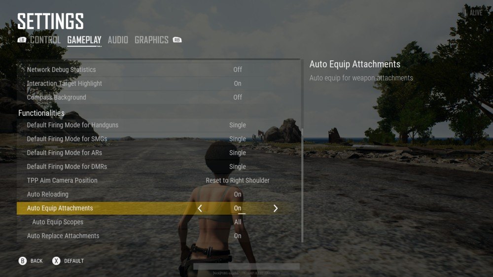 PUBG players will be able to auto equip attachments to their weapons. Image: PUBG Corp.