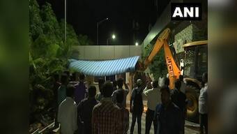 Andhra Pradesh govt starts dismantling  ‘illegal’ hall built by former CM Chandrababu Naidu, HC rejects plea for stay action