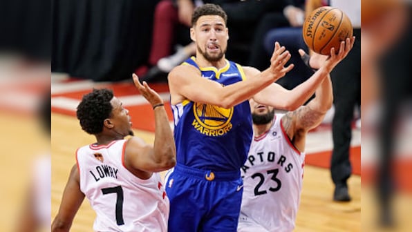 NBA Finals 2019: Warriors' Klay Thompson doubtful for third game against Toronto Raptors, Kevon Looney out indefinitely