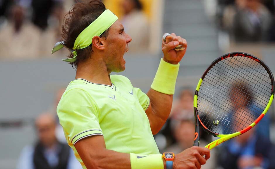 Rafael Nadal beat rival Roger Federer 6-3, 6-4, 6-2 to reach his 12th French Open final. AP Rafael Nadal beat rival Roger Federer 6-3, 6-4, 6-2 to reach his 12th French Open final. AP