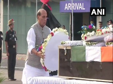 Rajnath Singh, General Bipin Rawat pay tribute to 28-year-old army jawan killed in Poonch ceasefire violation Rajnath Singh, General Bipin Rawat pay tribute to 28-year-old army jawan killed in Poonch ceasefire violation