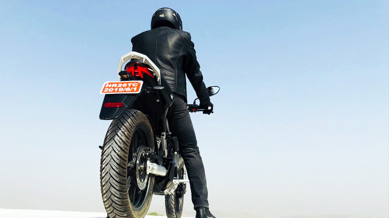The bike offers a range of 156 km on a full charge.
