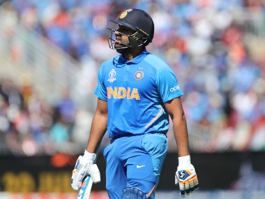 ICC Cricket World Cup 2019: Rohit Sharma takes sarcastic dig on Twitter over his controversial dismissal against West Indies ICC Cricket World Cup 2019: Rohit Sharma takes sarcastic dig on Twitter over his controversial dismissal against West Indies