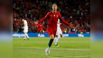 UEFA Nations League: 'Football genius' Cristiano Ronaldo scores hat-trick to send Portugal into final after VAR confusion
