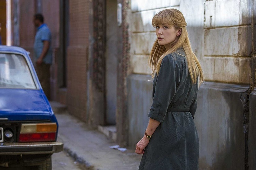 Rosamund Pike in a still from Beirut