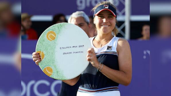 Mallorca Open Open: Sofia Kenin saves three match points against Belinda Bencic to claim women's singles title