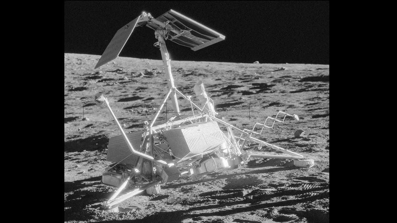 NASA's second spacecraft, Surveyor 3, made it to the Moon's surface on 17 April 1967. Using a surface sampler to study the soil on the Moon, it conducted experiments to see how the lunar surface would react against the weight of an Apollo lunar module. Image: NASA NASA's second spacecraft, Surveyor 3, made it to the Moon's surface on 17 April 1967. Using a surface sampler to study the soil on the Moon, it conducted experiments to see how the lunar surface would react against the weight of an Apollo lunar module. Image: NASA