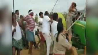 TRS leaders led by party MLA attack police, forest guards at Asifabad; legislator alleges officials were 'terrorising adivasi farmers'
