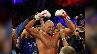 Tyson Fury defeats Germany's Tom Schwarz in second-round technical knock-out, talks up rematch with WBC champion Deontay Wilder