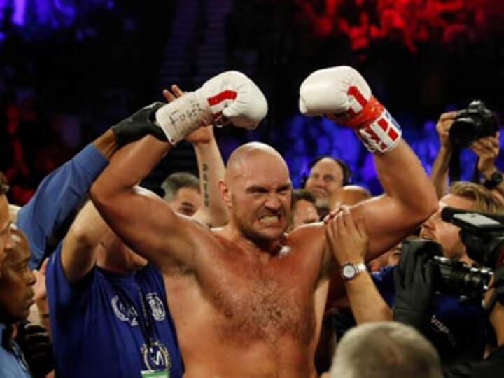 Tyson Fury defeats Germany's Tom Schwarz in second-round technical knock-out, talks up rematch with WBC champion Deontay Wilder