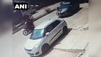 Homeguard jawan tries to stop BJP leader Satish Khola's car for violating traffic rules, gets dragged on bonnet for 200 metres