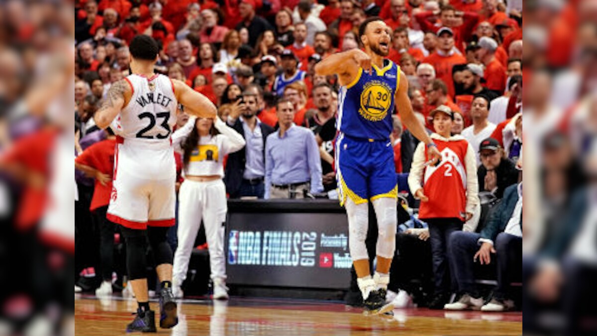 NBA Finals 2019: Warriors beat Raptors to keep title hopes alive thanks to clutch 3-pointers by Stephen Curry, Klay Thompson