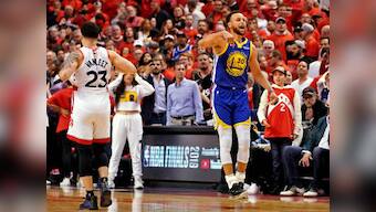 NBA Finals 2019: Warriors beat Raptors to keep title hopes alive thanks to clutch 3-pointers by Stephen Curry, Klay Thompson