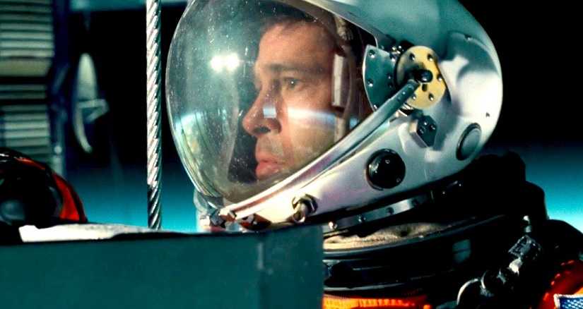 Brad Pitt in Ad Astra. YouTube