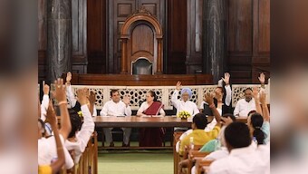 Congress meeting chaired by Sonia, attended by Rahul, discuss Opposition's candidate for Lok Sabha Speaker, but reaches no consensus