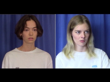 Bill & Ted Face The Music: Brigette Lundy-Paine, Samara Weaving cast as Keanu Reeves, Alex Winter's daughters Bill & Ted Face The Music: Brigette Lundy-Paine, Samara Weaving cast as Keanu Reeves, Alex Winter's daughters