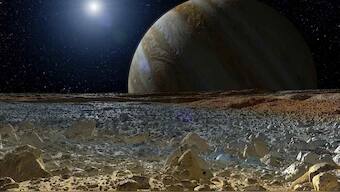 Yellow expanse of table salt spotted on the surface of Jupiter's Moon Europa