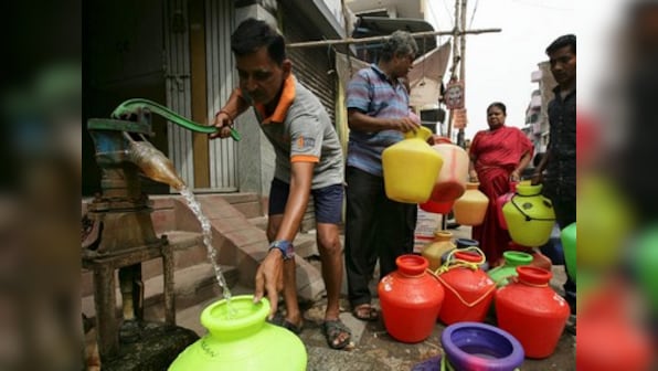 Tamil Nadu water crisis: DMK chief MK Stalin leads protest against state govt; party MP TR Baalu moves notice in Lok Sabha