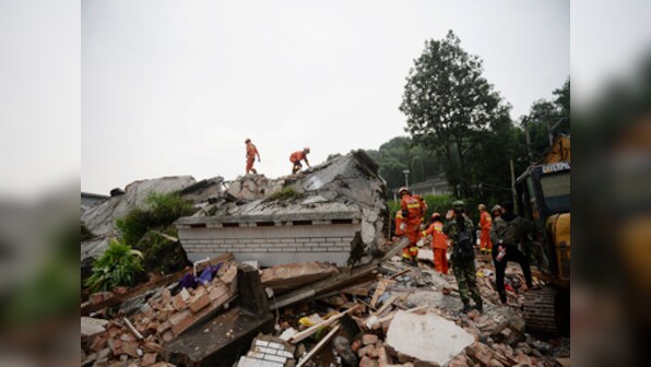 China earthquake: Toll in 6.0 magnitude quake increases to 12 as more than 4,000 people relocate due to collapsing structures