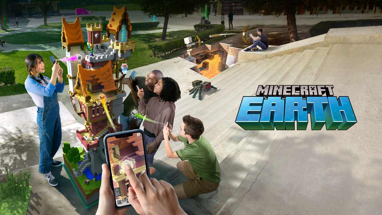 microsoft minecraft earth ar theverge