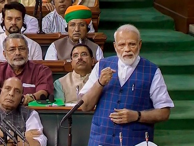 Narendra Modi castigates Congress over Emergency and Shah Bano case in Lok Sabha, praises voters for electing 'stable govt' Narendra Modi castigates Congress over Emergency and Shah Bano case in Lok Sabha, praises voters for electing 'stable govt'