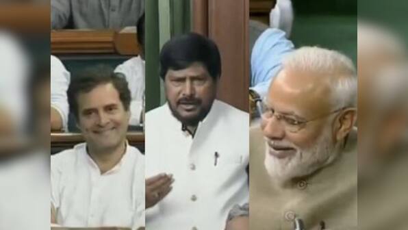 'I congratulate you for getting to sit in Opposition': Ramdas Athawale's dig at Congress in Lok Sabha evokes laughter from Modi, Rahul, Sonia