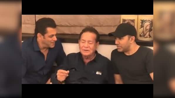 Watch: Salman Khan, father Salim sing classic Mohammed Rafi song, Suhaani Raat Dhal Chuki