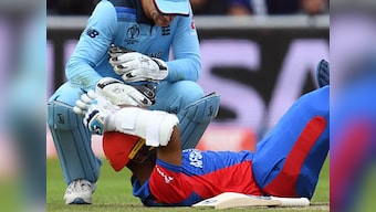 ICC Cricket World Cup 2019: Hashmatullah Shahidi batted on with broken helmet so as not to worry mother