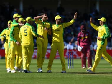 Australia beat West Indies by 15 runs. AFP
