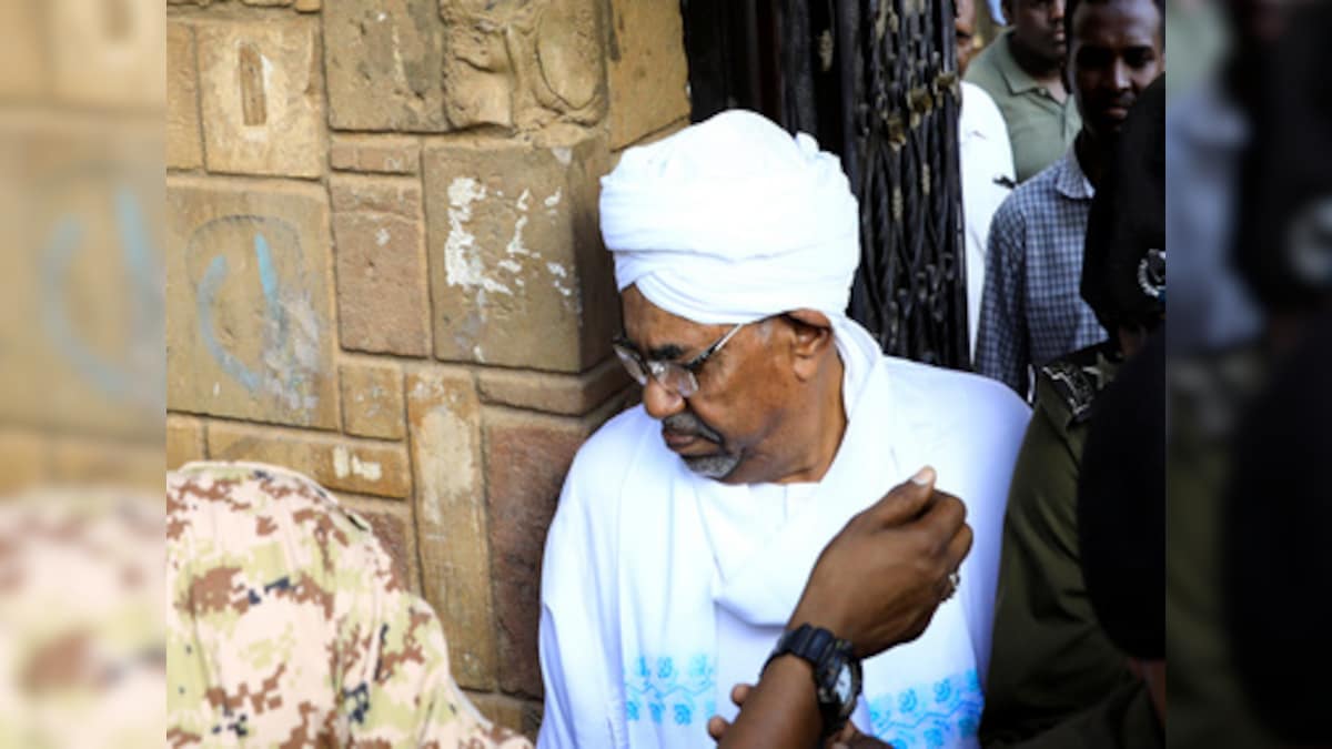 Sudan protests: Ousted president Omar-al Bashir makes first public appearance since April after being charged with corruption