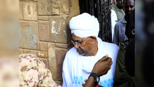 Sudan protests: Ousted president Omar-al Bashir makes first public appearance since April after being charged with corruption