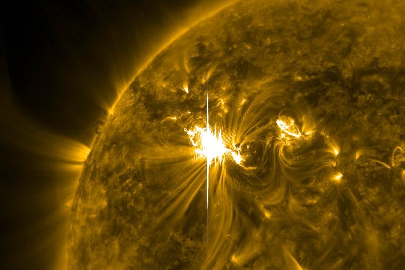 X Class solar flare sends ‘Shockwaves’ on the Sun. Wikimedia Commons