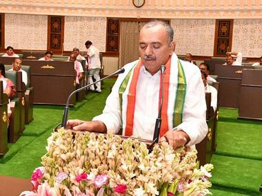 Ex-Congress MLAs in Telangana who joined TRS slam their former party, say they 'are not sheep or buffaloes to be purchased' Ex-Congress MLAs in Telangana who joined TRS slam their former party, say they 'are not sheep or buffaloes to be purchased'