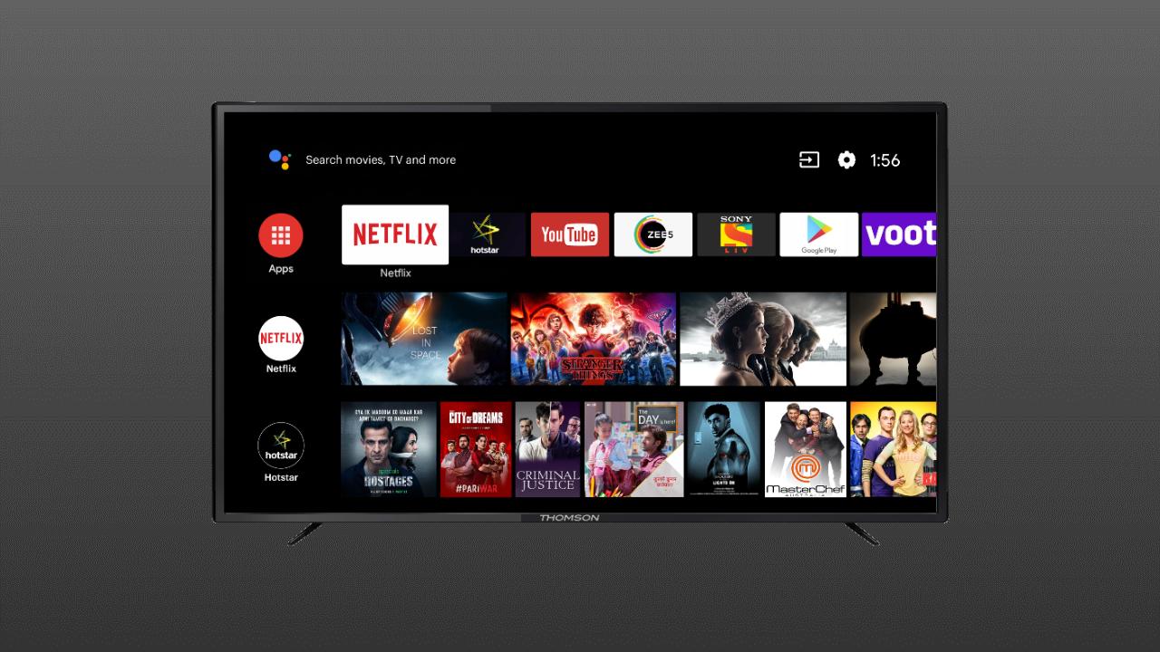 Thomson Android smart TV.