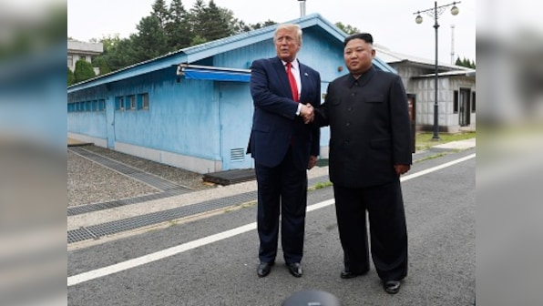 'Ok, let's do it.' says Donald Trump and makes history to become first sitting American leader to step into North Korean soil
