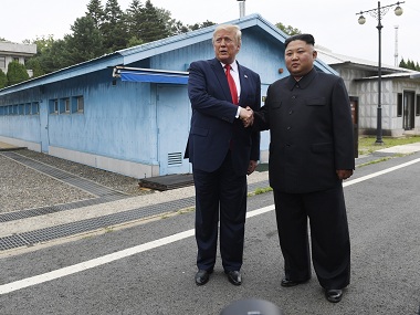 Donald Trump becomes first sitting US President to visit North Korea, agrees to revive talks with Kim Jong-un on Pyongyang's nuclear program Donald Trump becomes first sitting US President to visit North Korea, agrees to revive talks with Kim Jong-un on Pyongyang's nuclear program