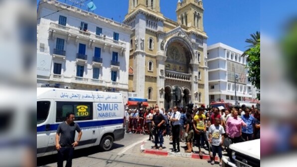 Double suicide attacks rock Tunisian capital even as president's hospitalisation plunges country into uncertainty