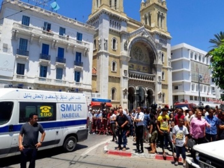 Double suicide attacks rock Tunisian capital even as president's hospitalisation plunges country into uncertainty